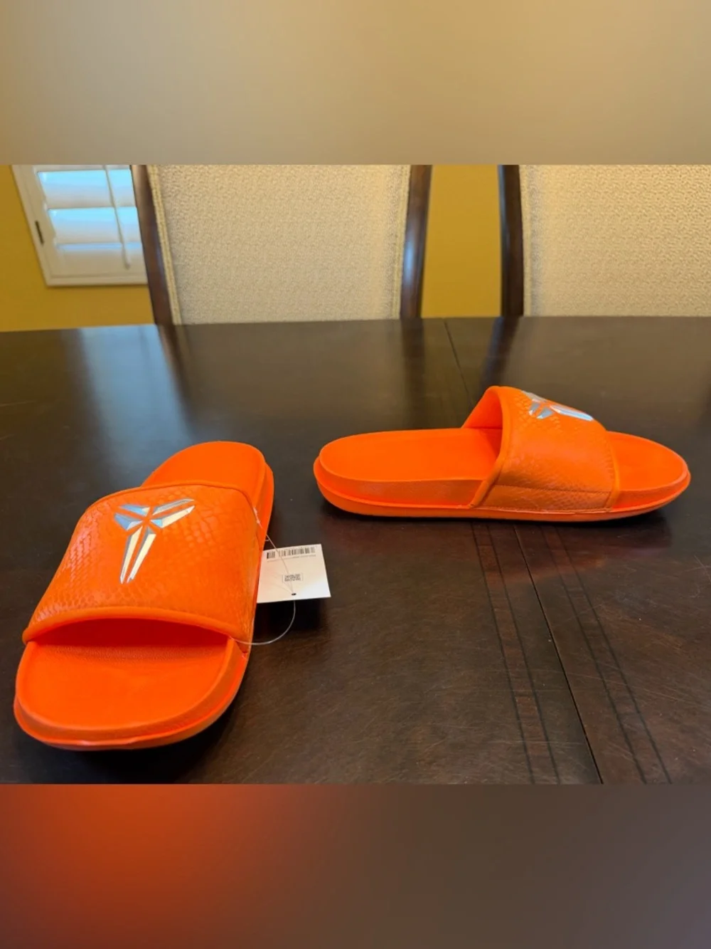 New Nike Kobe Slides Sandals Orange Size US 10